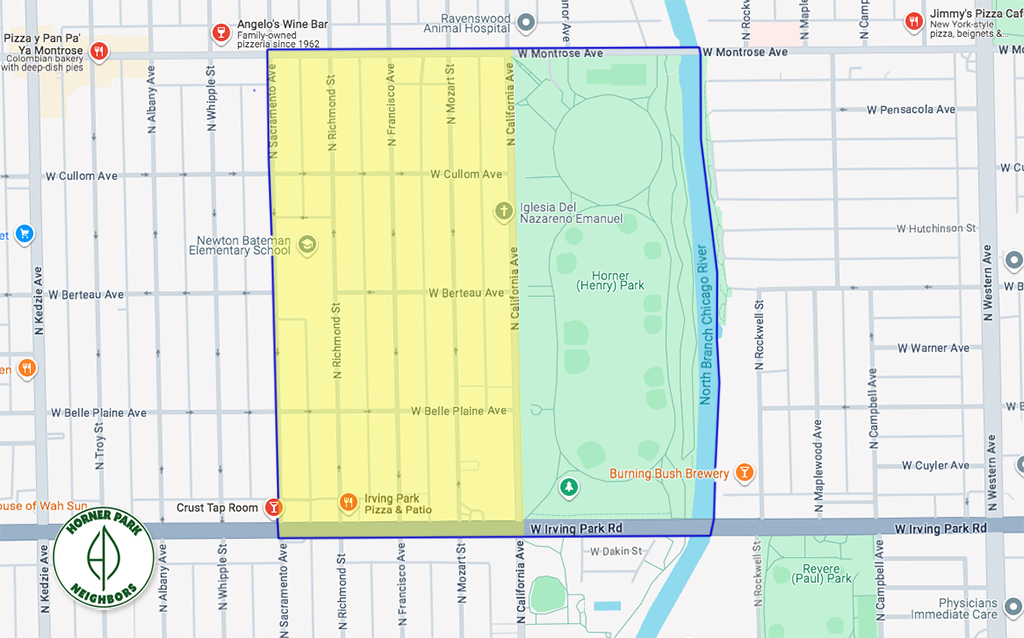 Map of the HPN service area